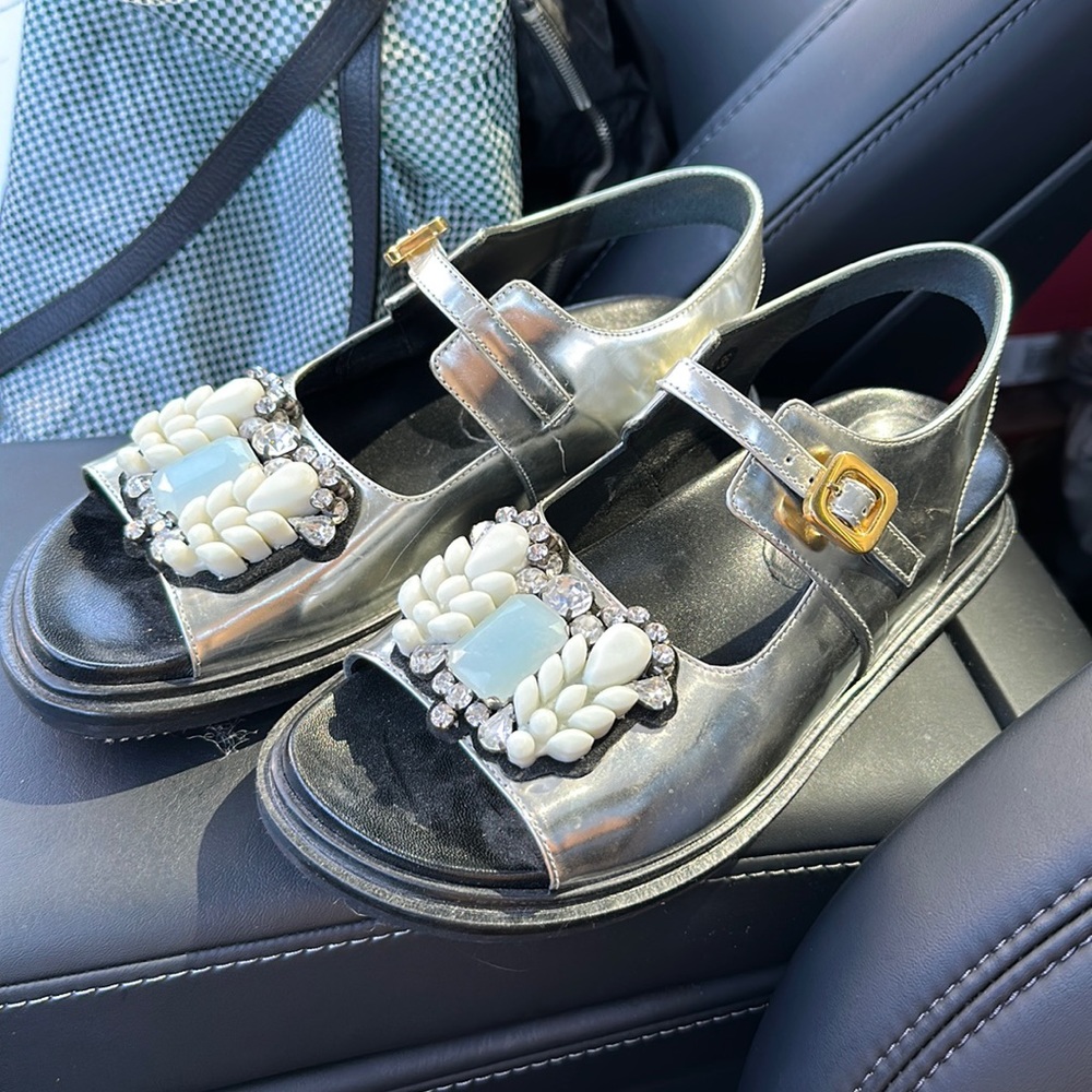 Marni Silver Sandals size 36